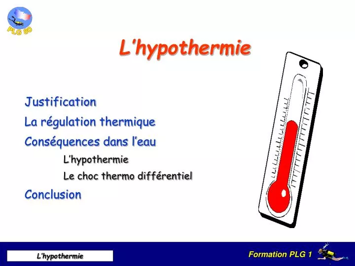 l hypothermie