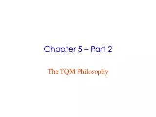Chapter 5 – Part 2