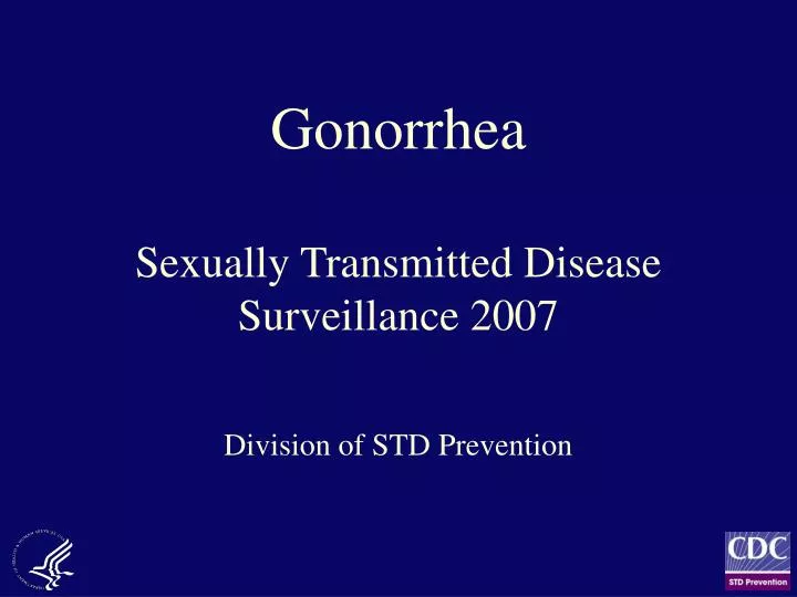 gonorrhea sexually transmitted disease surveillance 2007