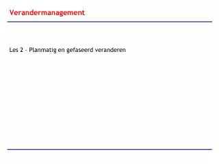 verandermanagement