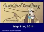 May 31st, 2011 - slide 1
