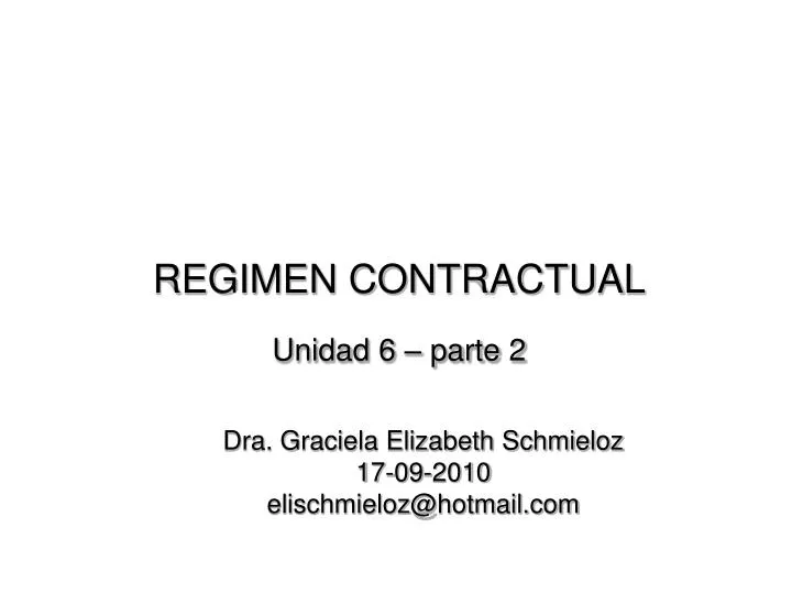 regimen contractual unidad 6 parte 2
