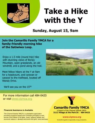 Enjoy a 1.5 mile (round trip) hike with stunning views of Boney Mountain, open grasslands, an old windmill, and a pond a