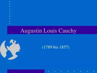 augustin louis cauchy