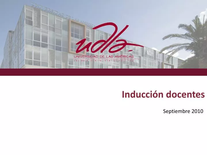 inducci n docentes