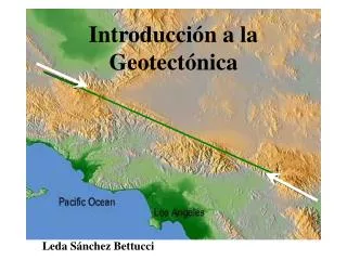 Introducción a la Geotectónica