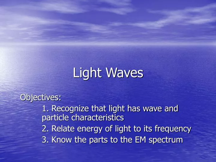 light waves