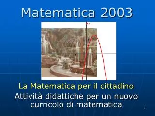 Matematica 2003
