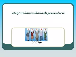 efeqturi komunikacia da prezentacia