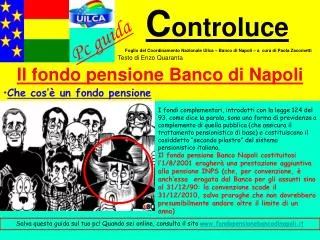 Il fondo pensione Banco di Napoli