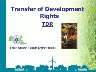Transfer of Development Rights TDR