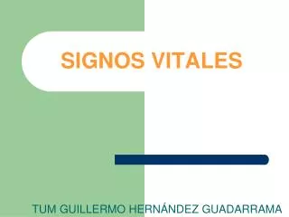 signos vitales