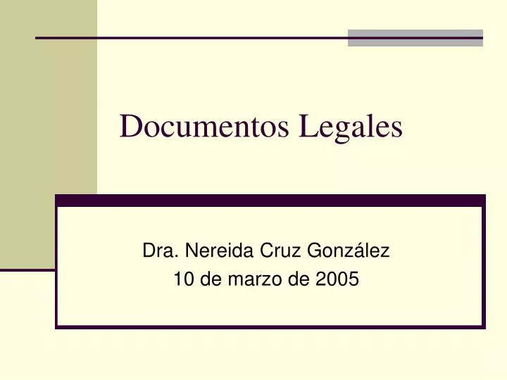 documentos legales