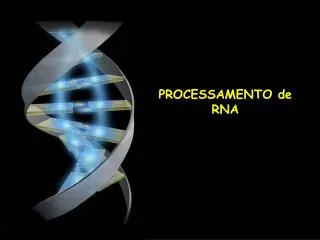 PROCESSAMENTO de RNA