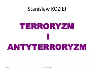 Stanisław KOZIEJ