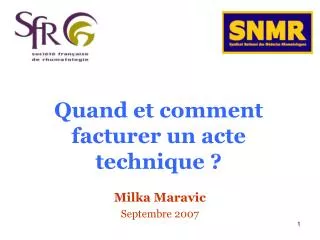 quand et comment facturer un acte technique