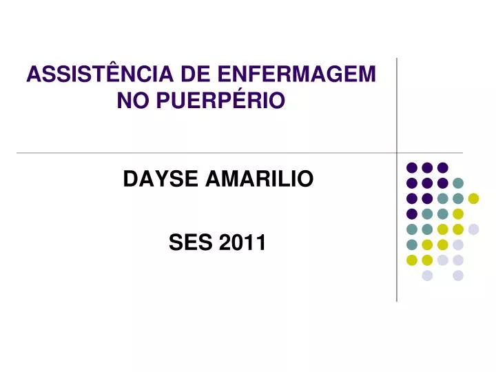 assist ncia de enfermagem no puerp rio