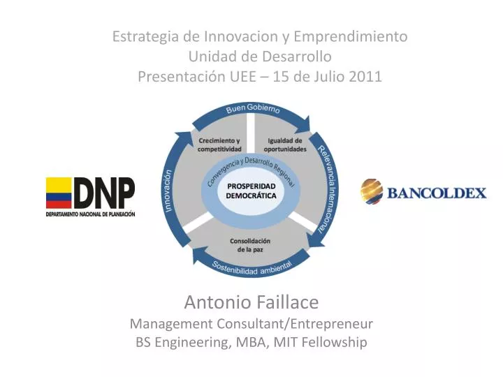 estrategia de innovacion y emprendimiento unidad de desarrollo presentaci n uee 15 de julio 2011