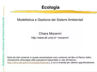 ecologia