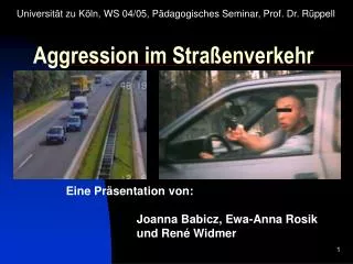 aggression im stra enverkehr
