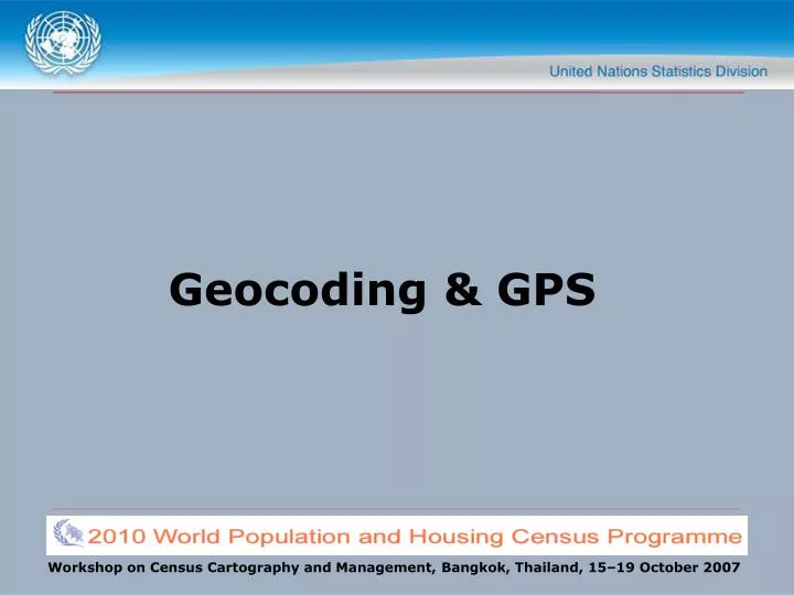 geocoding gps