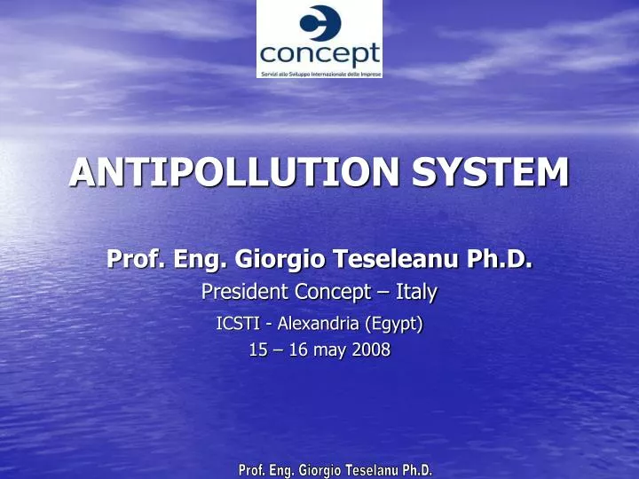 antipollution system