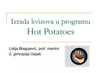 Izrada kvizova u programu Hot Potatoes