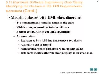 3.11 (Optional) Software Engineering Case Study: Identifying the Classes in the ATM Requirements Document (Cont.)