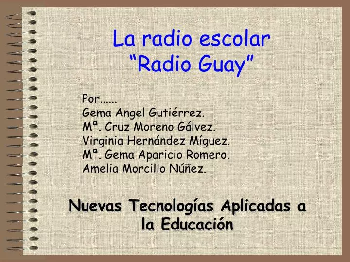 la radio escolar radio guay