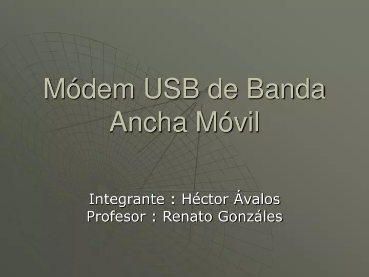 m dem usb de banda ancha m vil