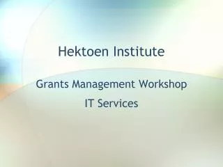 Hektoen Institute