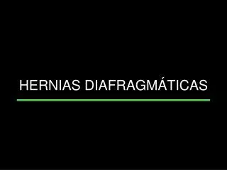 hernias diafragm ticas