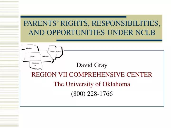 parents rights responsibilities and opportunities under nclb