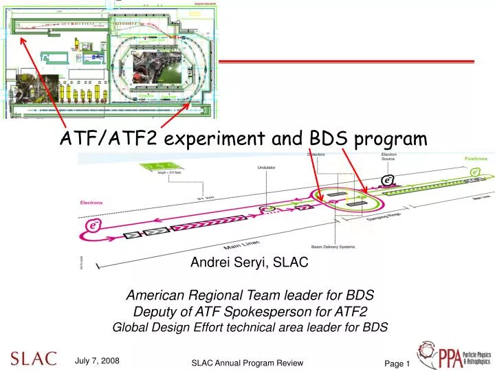 atf atf2 experiment and bds program