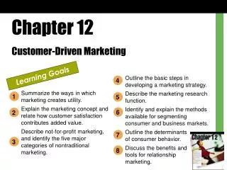 Chapter 12 Customer-Driven Marketing