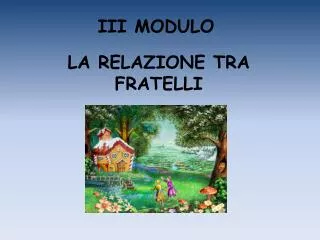 iii modulo