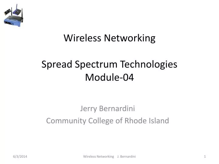 wireless networking spread spectrum technologies module 04