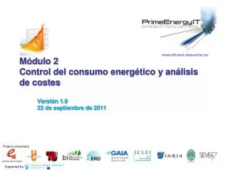 Módulo 2 Control del consumo energético y análisis de costes