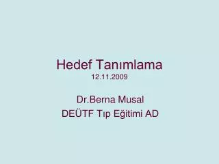hedef tan mlama 12 11 2009