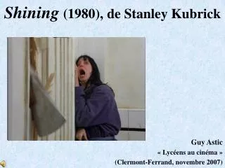 shining 1980 de stanley kubrick