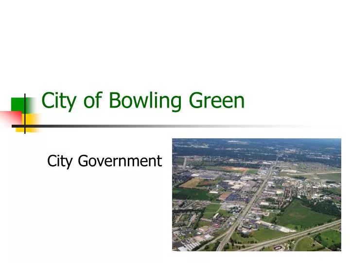 city of bowling green
