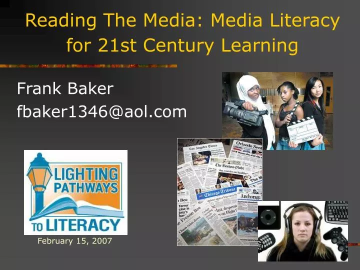 reading the media media literacy for 21st century learning