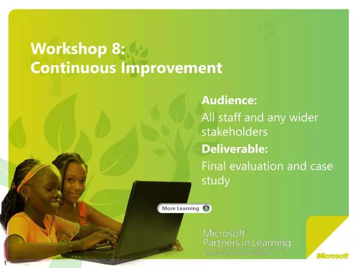 workshop 8 continuous improvement
