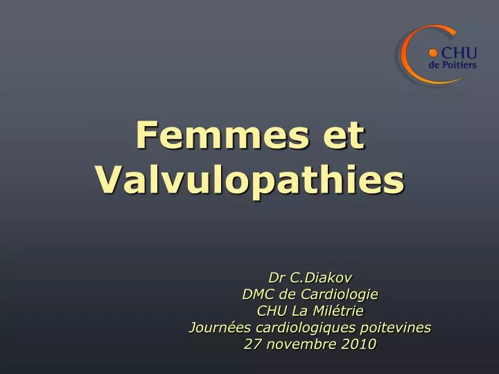 femmes et valvulopathies