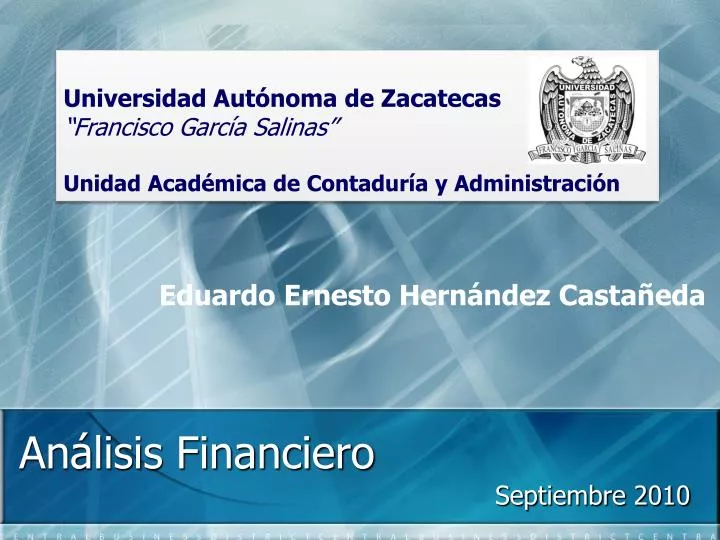 PPT - Análisis Financiero PowerPoint Presentation, Free Download - ID ...