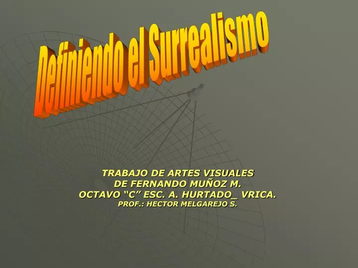 trabajo de artes visuales de fernando mu oz m octavo c esc a hurtado vrica prof hector melgarejo s