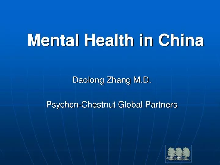mental health in china