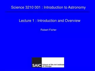 Lecture 1 : Introduction and Overview