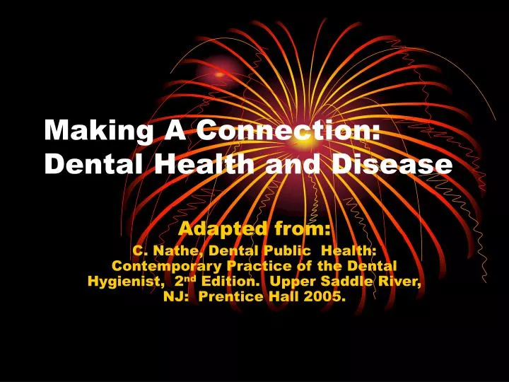 making a connection dental health and disease