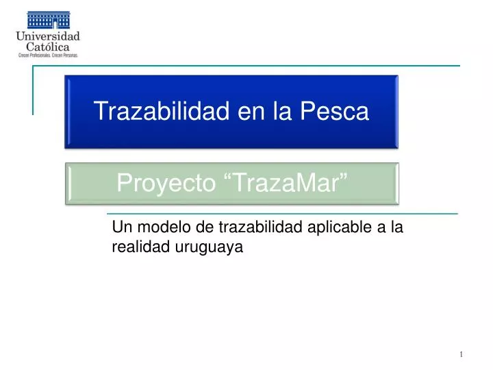 un modelo de trazabilidad aplicable a la realidad uruguaya